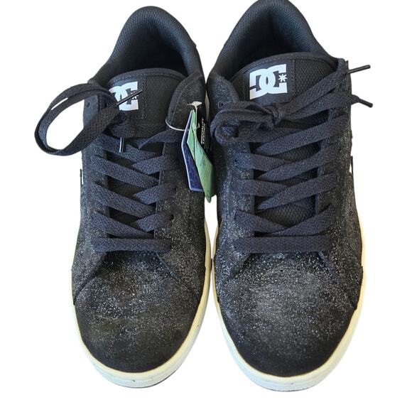 NEW MENS DC STRIKER SIZE 11 BLACK White SKATE SHOES sneakers glitter main image 8